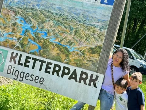Der @kletterparkbiggesee: Über 60 Kletterübungen, 7 Parcours – für jedes Level was dabei! 🤩 - Instagram Vorschaubild 1