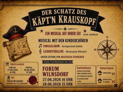 Hero-Bild für Der Schatz des Krauskopf Käpt’n