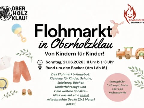 Hero-Bild für Flohmarkt in Oberholzklau