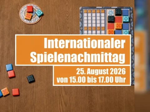 Hero-Bild für Internationaler Spielenachmittag