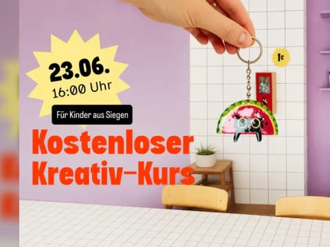 Hero-Bild für Kostenloser Kreativ-Kurs