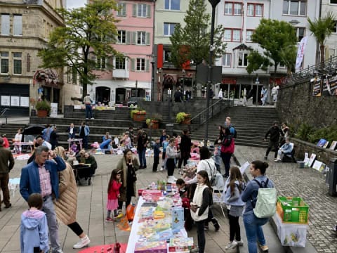 Kinderflohmarkt auf dem Kornmarkt