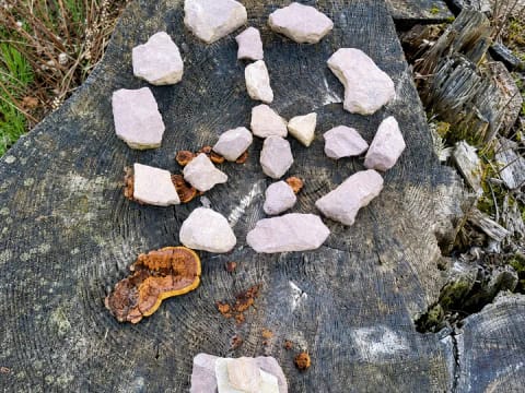 Klimaklub: Kreativ mit Steinen