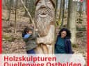 ☀️Heute sind wir ein Stück den Quellenweg entlang gelaufen und haben uns die Holzskulpturen angeschaut! 🤩 - Instagram Bild 1