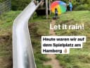 Heute waren wir kurz auf dem „Spielplatz am Hamberg“ 👌🏽 - Instagram Bild 1