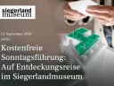 Hero-Bild für Auf Entdeckungsreise im Siegerlandmuseum