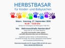Hero-Bild für Herbstbasar für Kinder- und Babysachen