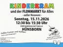 Hero-Bild für Kinderkram und der FLOHMARKT für Alles – außer Neuware –