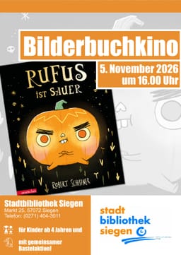 Schaurig-schönes Bilderbuchkino für Kinder ab 4 Jahren in Stadtbibliothek Siegen