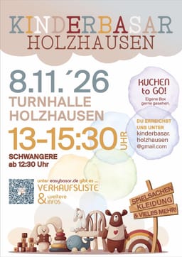 Kinderbasar Holzhausen in Turnhalle Holzhausen