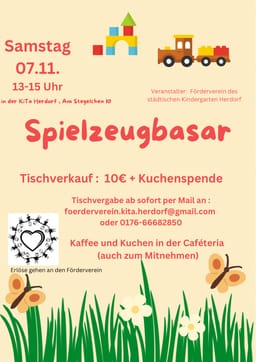 Spielzeugbasar in KiTa Herdorf