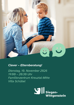 Gelassen durch die Autonomiephase – liebevoll und konsequent erziehen in Familienzentrum Kreuztal-Mitte, Villa Schübel