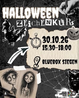 Halloween Zeichenkurs in BlueBox Siegen