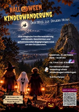 HALLOWEEN KINDERWANDERUNG in Druidenstein
