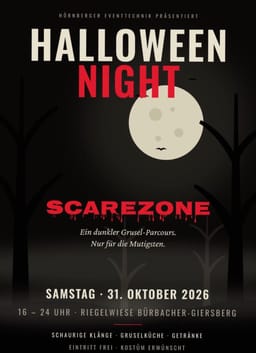 Halloween Night Scarezone in Bürbach Siegen in Riegelwiese Bürbacher-Giersberg