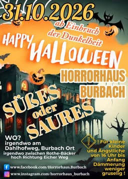 HALLOWEEN HORRORHAUS BURBACH in Horrorhaus Burbach