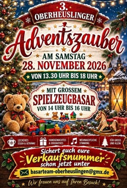 Spielzeugbasar Oberheuslingen in Sängerhalle in Oberheuslingen