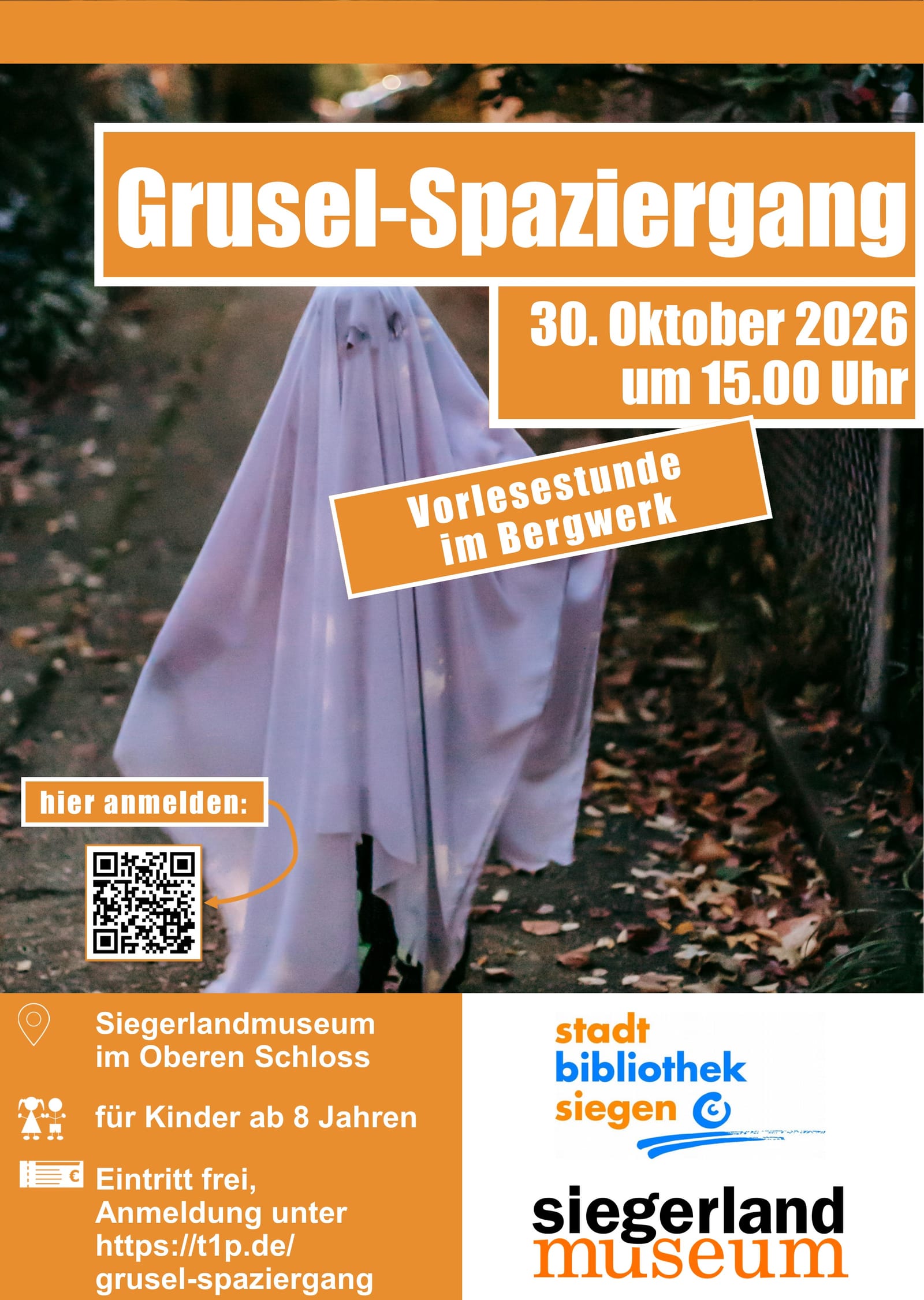 Gruselspaziergang für Kinder: Vorlesestunde im Siegerlandmuseum im Oberen Schloss in Siegerlandmuseum im Oberen Schloss