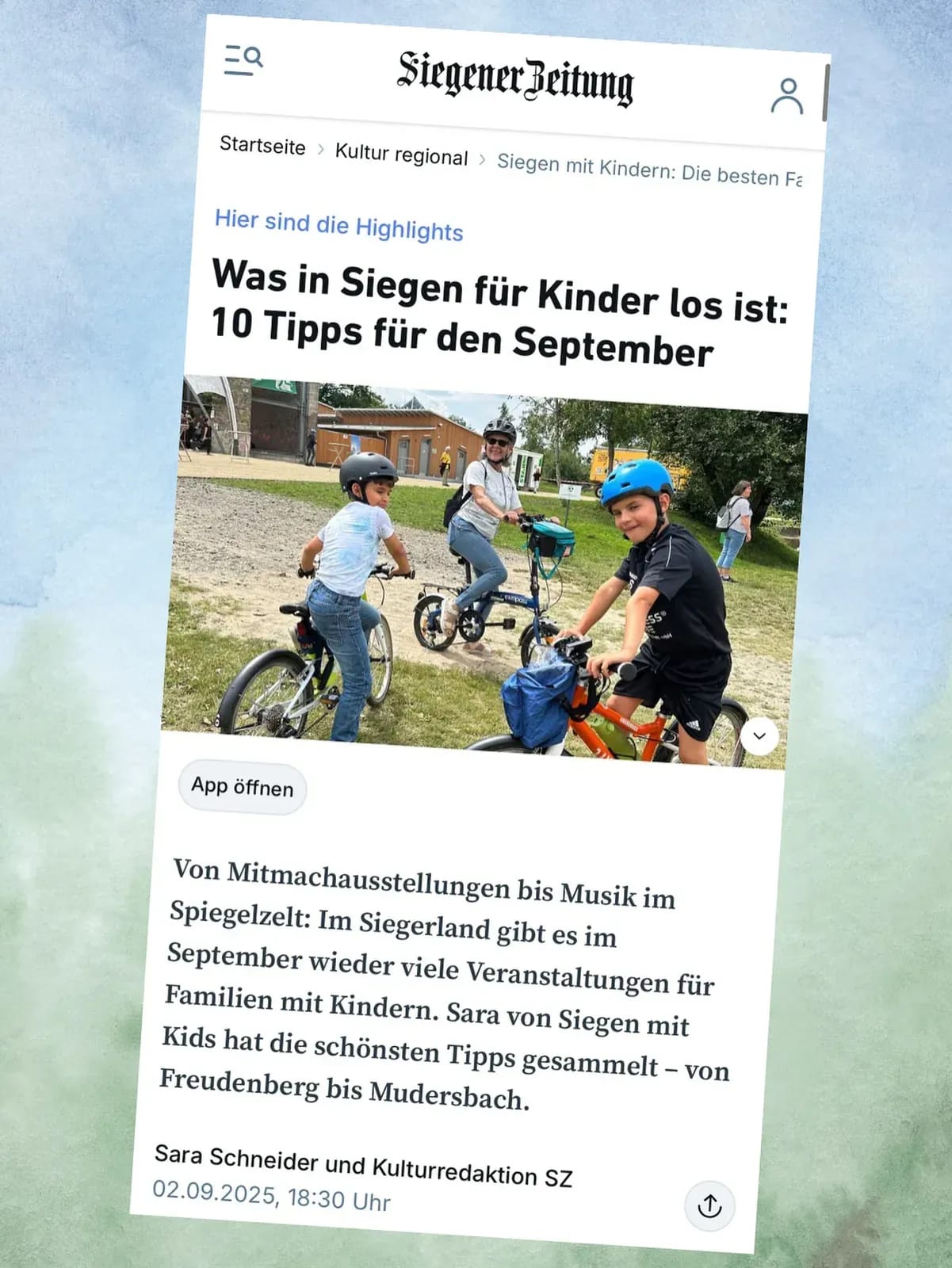 10 Tipps für Familien im September! 🌟 - Instagram Bild 1