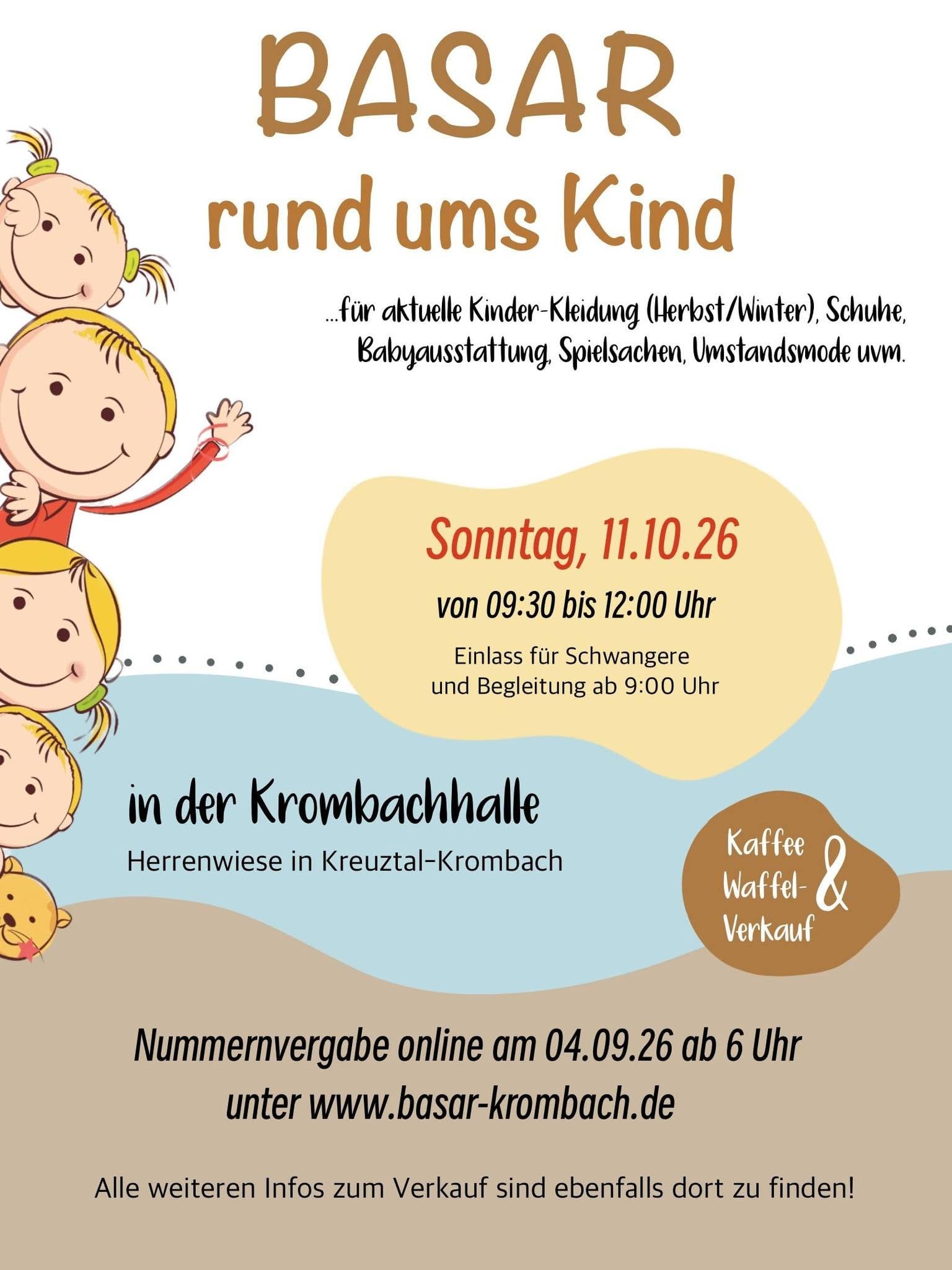 Basar rund ums Kind in Krombachhalle