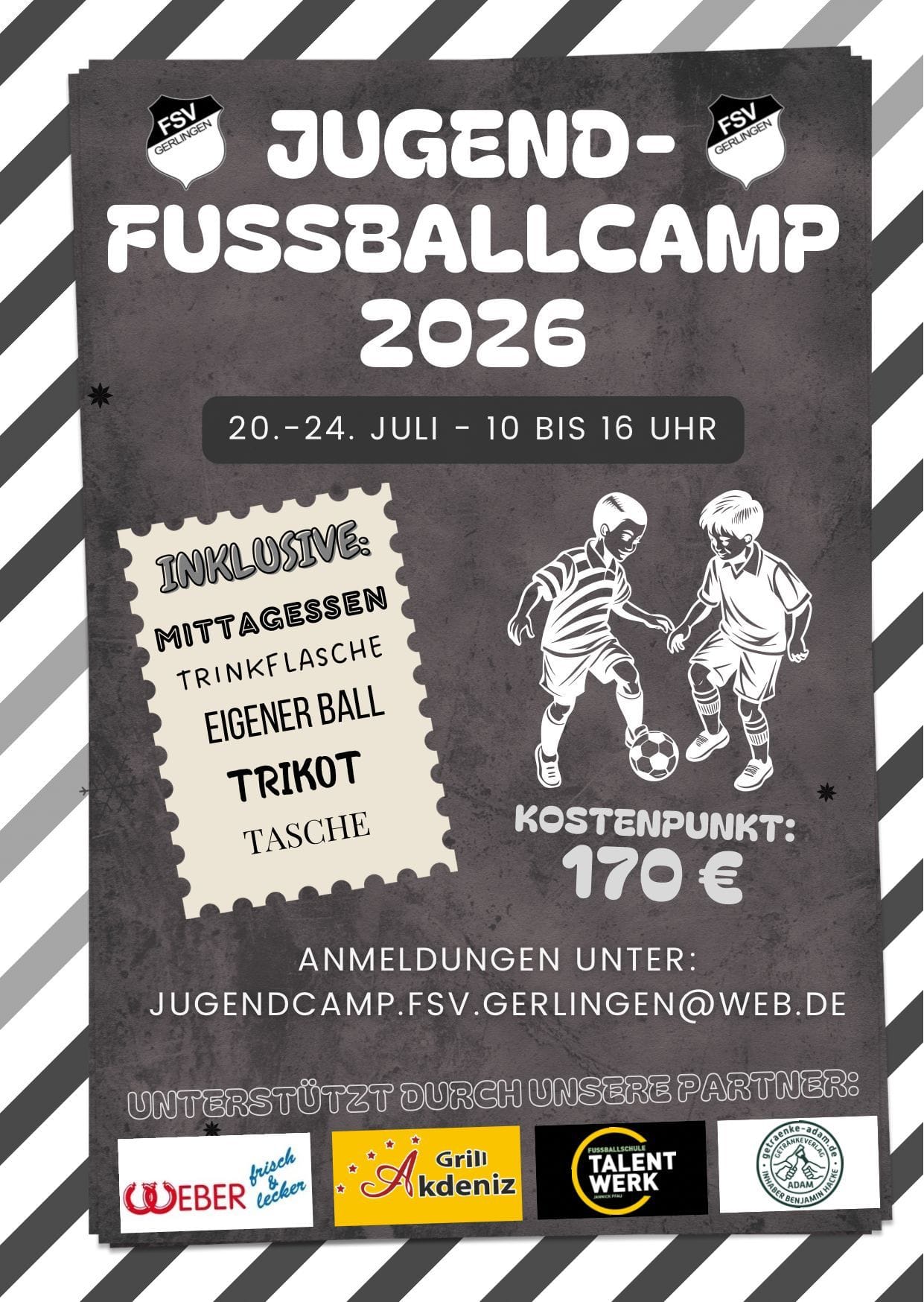Jugend-Fußballcamp FSV Gerlingen 2026 in FSV Gerlingen