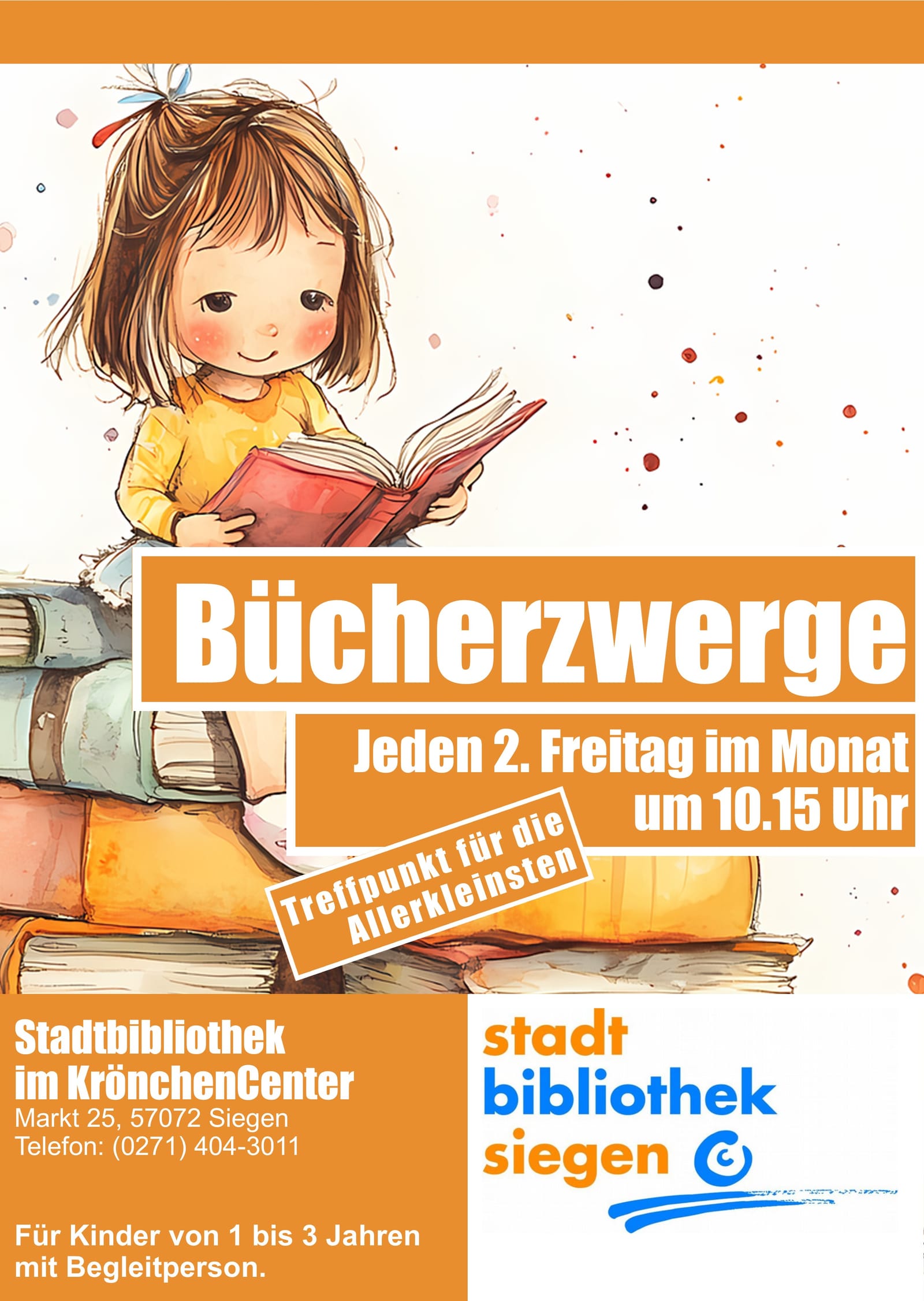 Plakat Bücherzwerge ohne Datum