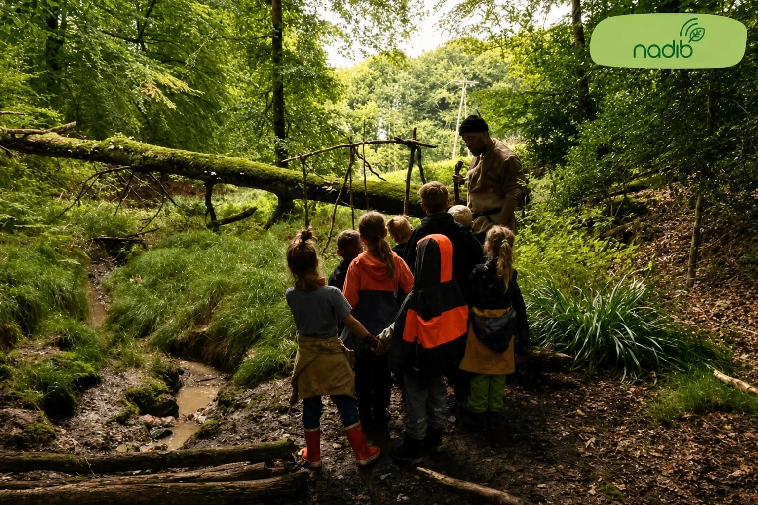 Wald-Entdeckerreise mit dem Projekt "Natur digital begreifen" in Historischer Tiergarten Siegen-Weidenau