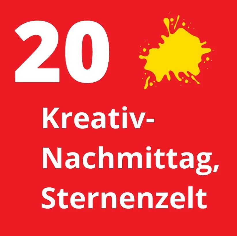 #20: Kreativ-Nachmittag, Weidenau, Sternenzelt: Kinderschminken und Basteln mit Holz und Tonpapier.⠀ - Instagram Bild 1