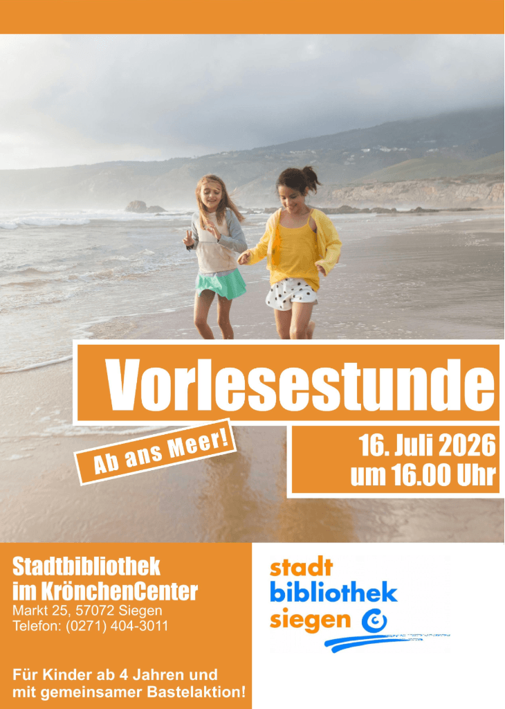 Vorlesestunde Meer! in Stadtbibliothek Siegen im KrönchenCenter
