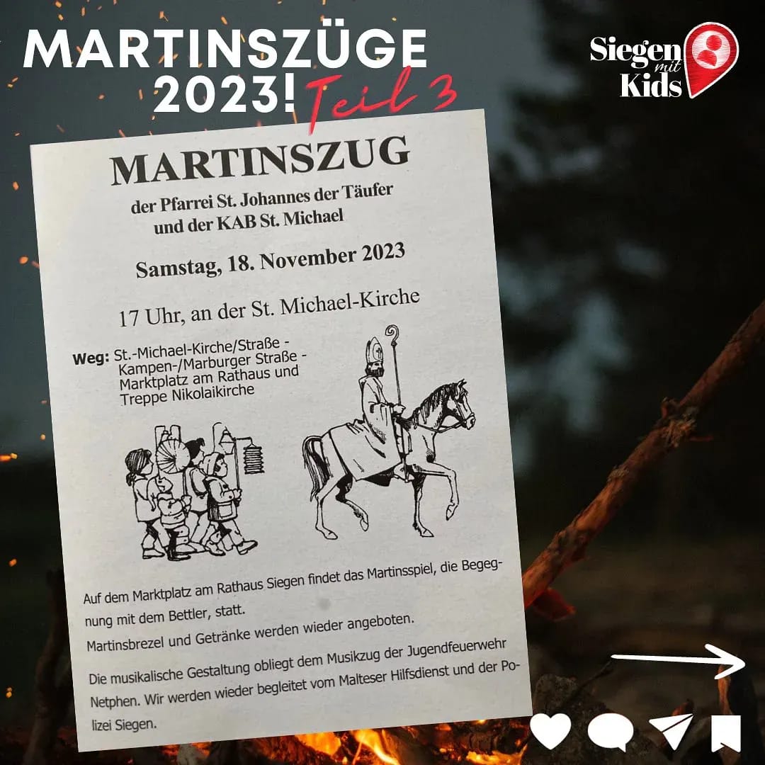 Teil 3 der Martinsumzüge!! Danke für all eure Tipps ❤️ - Instagram Bild 1
