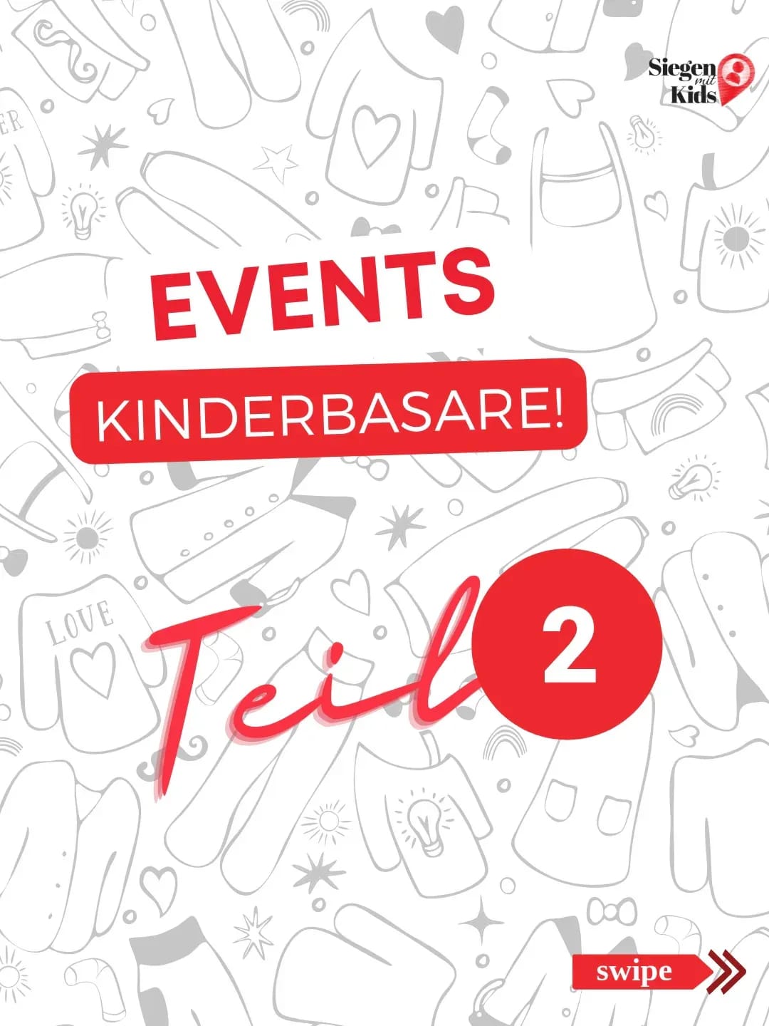 🥳 Hier ist Teil 2 mit Kinderkleidungs Basaren! Danke für all eure Flyer und Nachrichten 💕🙌🏽 - Instagram Bild 1