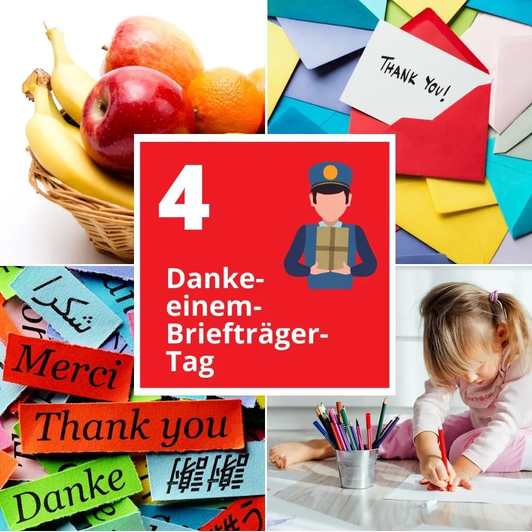 Moje! Heute ist der Danke-einem-Briefträger-Tag! (bzw. Briefträgerin!).💌 - Instagram Bild 1