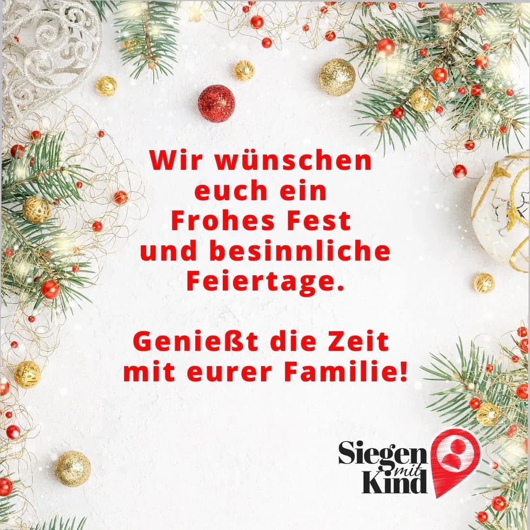 Wir wünschen euch ein Frohes Fest und besinnliche Feiertage.⠀ - Instagram Bild 1