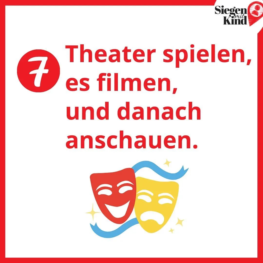 🎟 Theater spielen, es filmen, und danach anschauen.⠀ - Instagram Bild 1