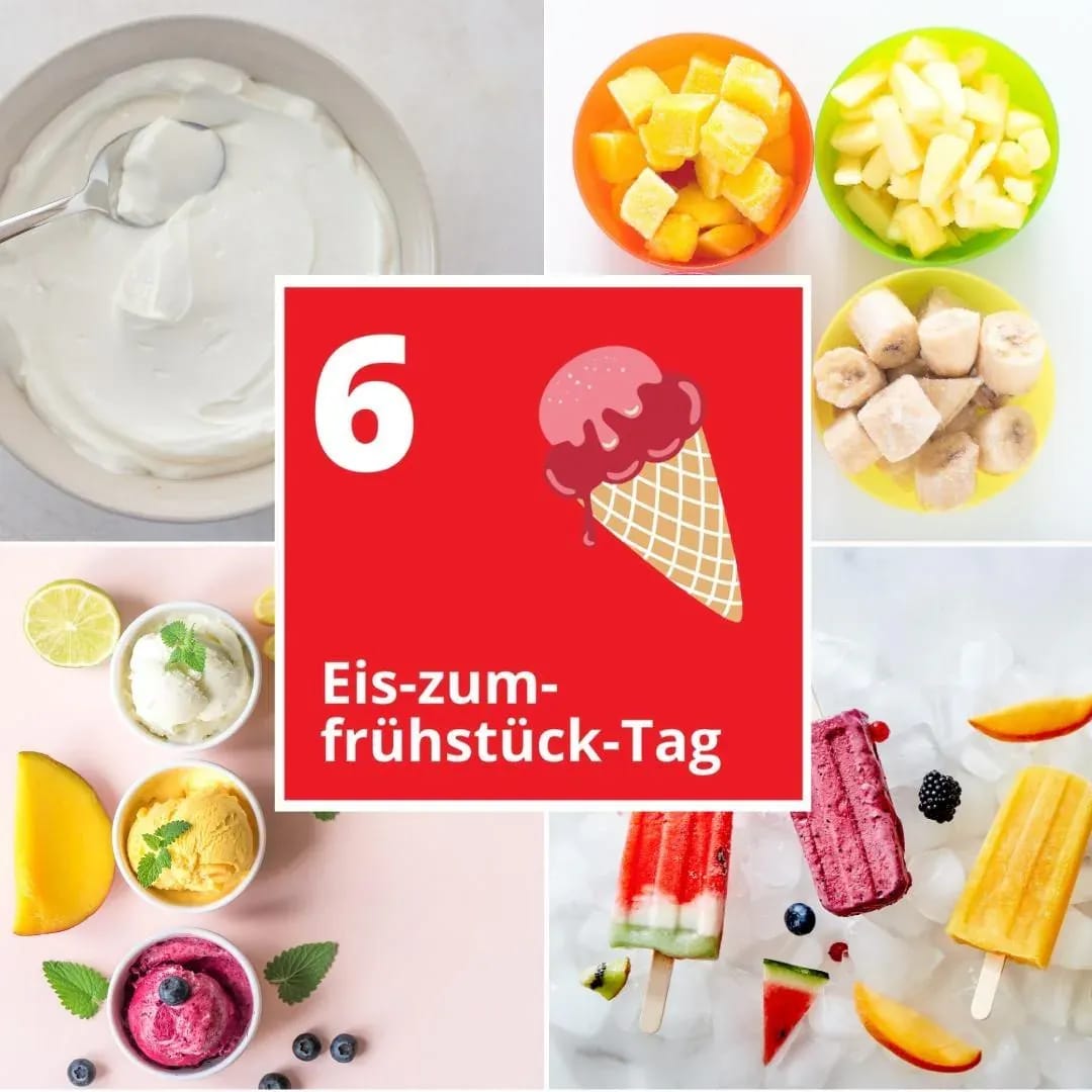 Buenos dias!! Heute ist der Eis-zum-Frühstück-Tag!! 🍧🍦 ⁠ - Instagram Bild 1