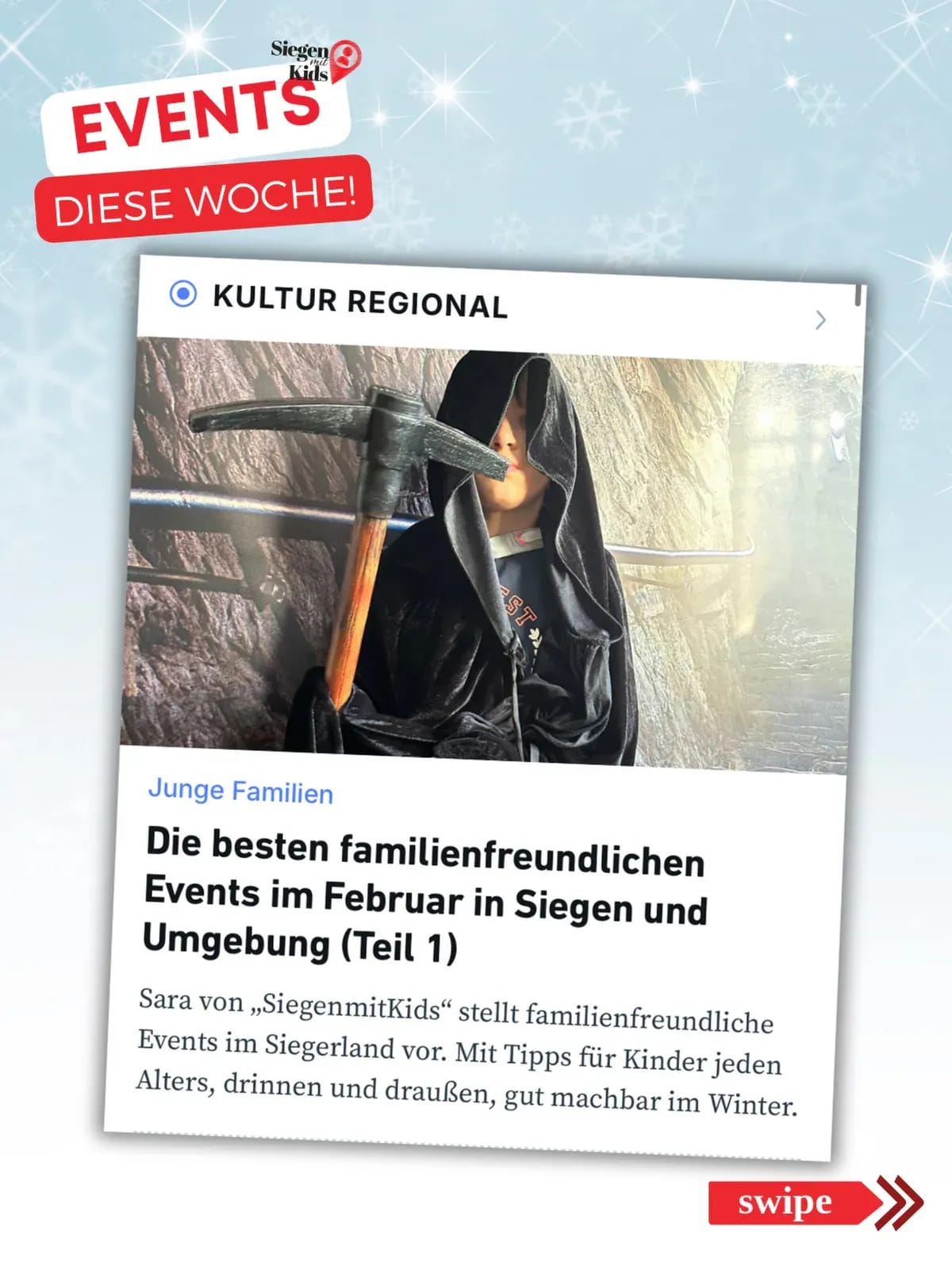 Hola!! Mein neuer Artikel in der @siegenerzeitung ist heute online 🎉 - Instagram Bild 1