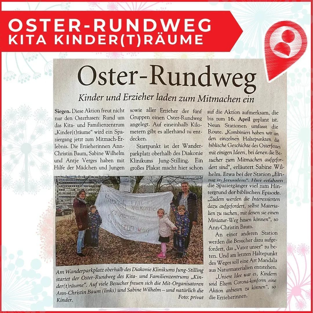 Wir haben noch einen anderen Osterweg gefunden! - Instagram Bild 1
