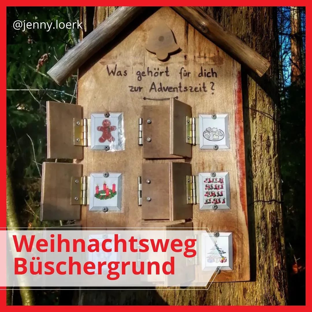 Der Weihnachtsweg in Büschergrund! - Instagram Bild 1
