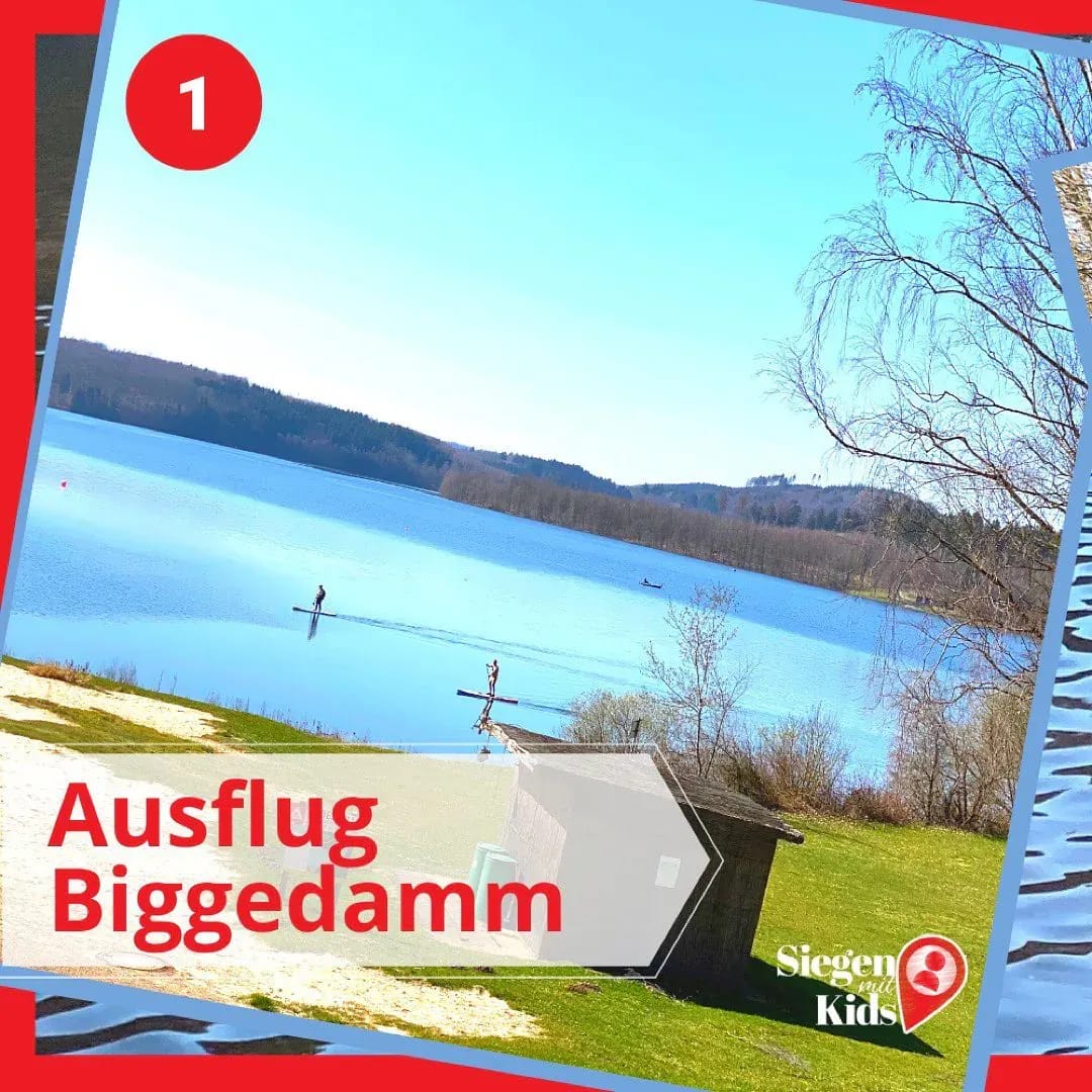 Gestern haben wir einen schönen Spaziergang am Biggesee gemacht: - Instagram Bild 1