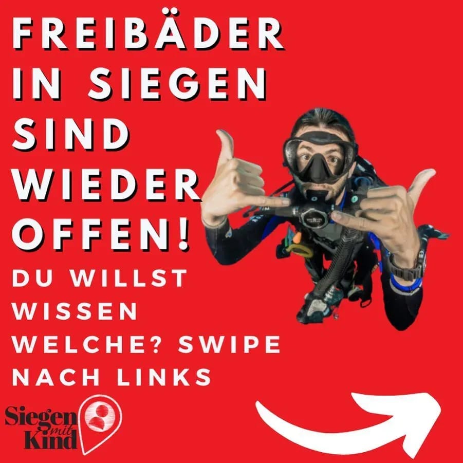 Die Warmwasserfreibäder sind seit einer Woche wieder offen! - Instagram Bild 1