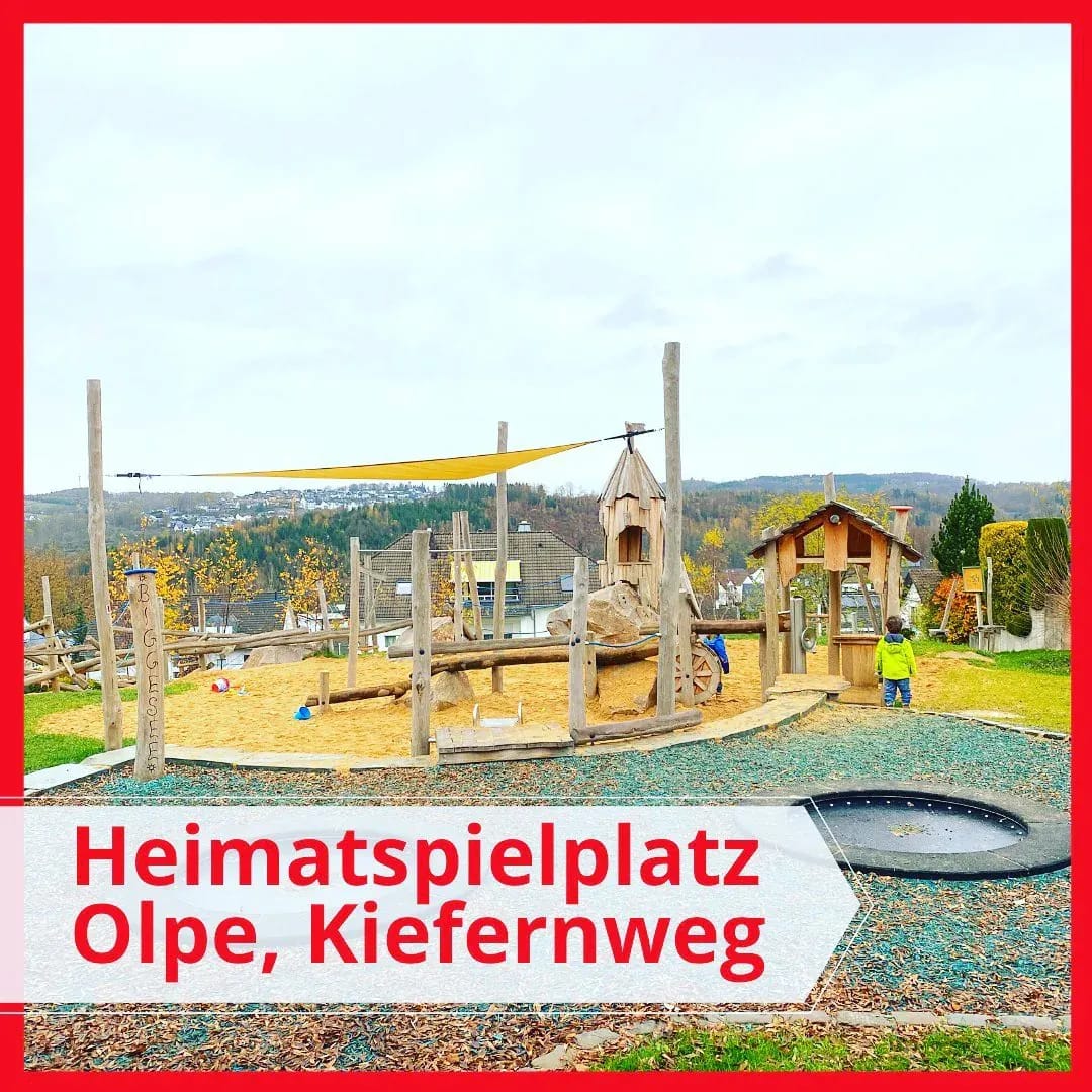 Spielplatz Kiefernweg/Eschenweg in Olpe: „HeimatflOEhe“. - Instagram Bild 1