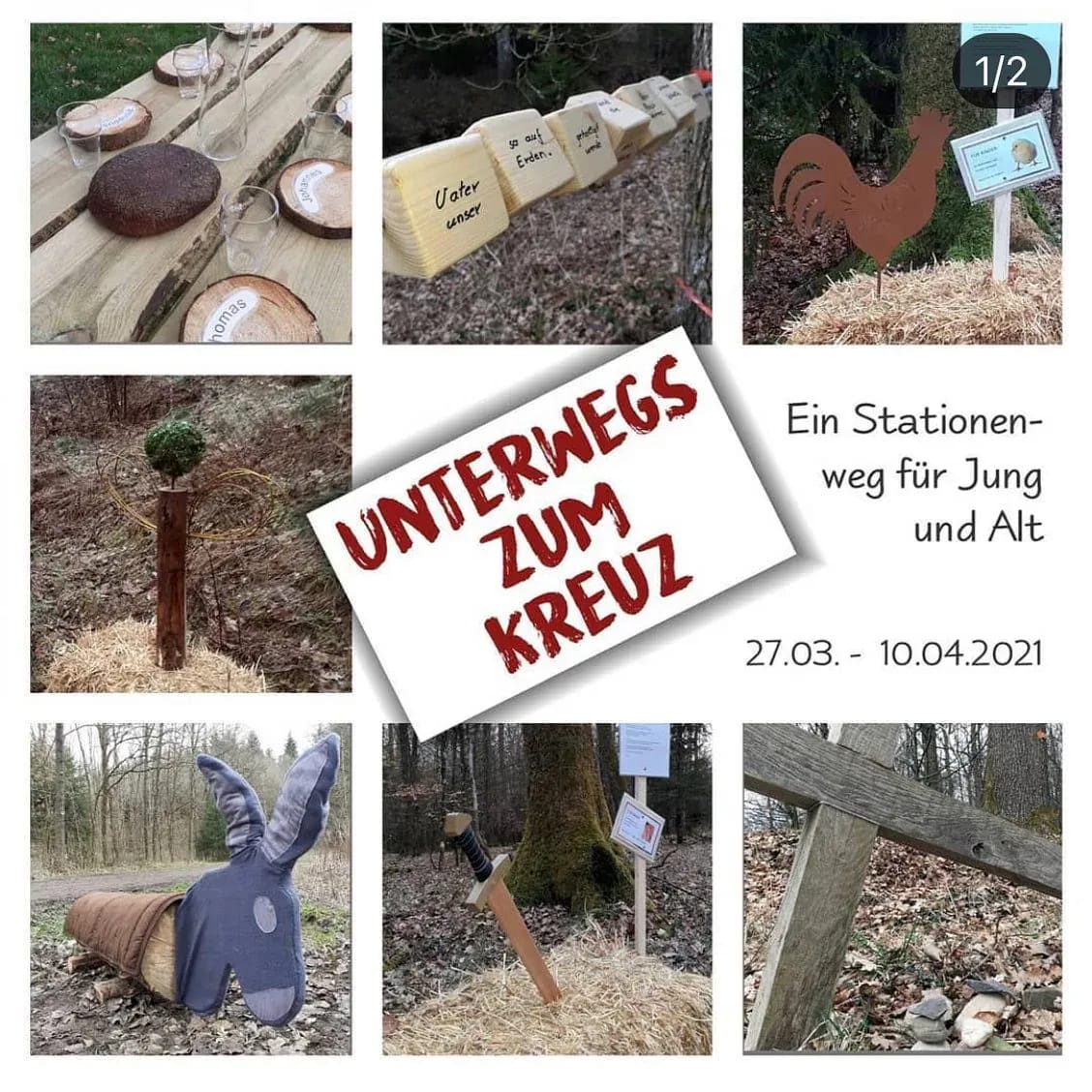 Unterwegs zum Kreuz - Passionweg: - Instagram Bild 1