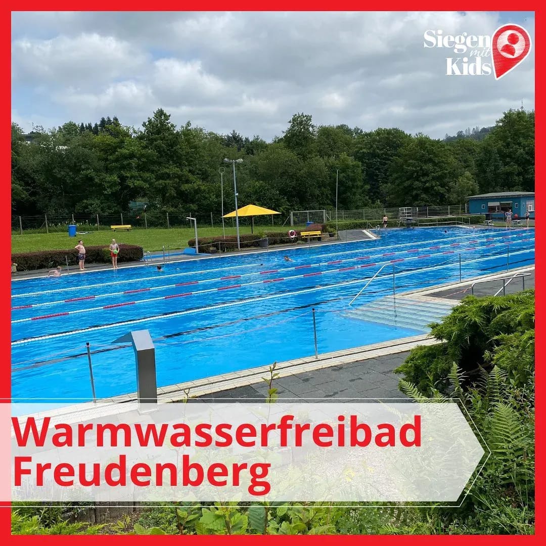 📍Warmwasser-Freibad in der Gambach. Gambachsweg 24, 57258 Freudenberg. - Instagram Bild 1