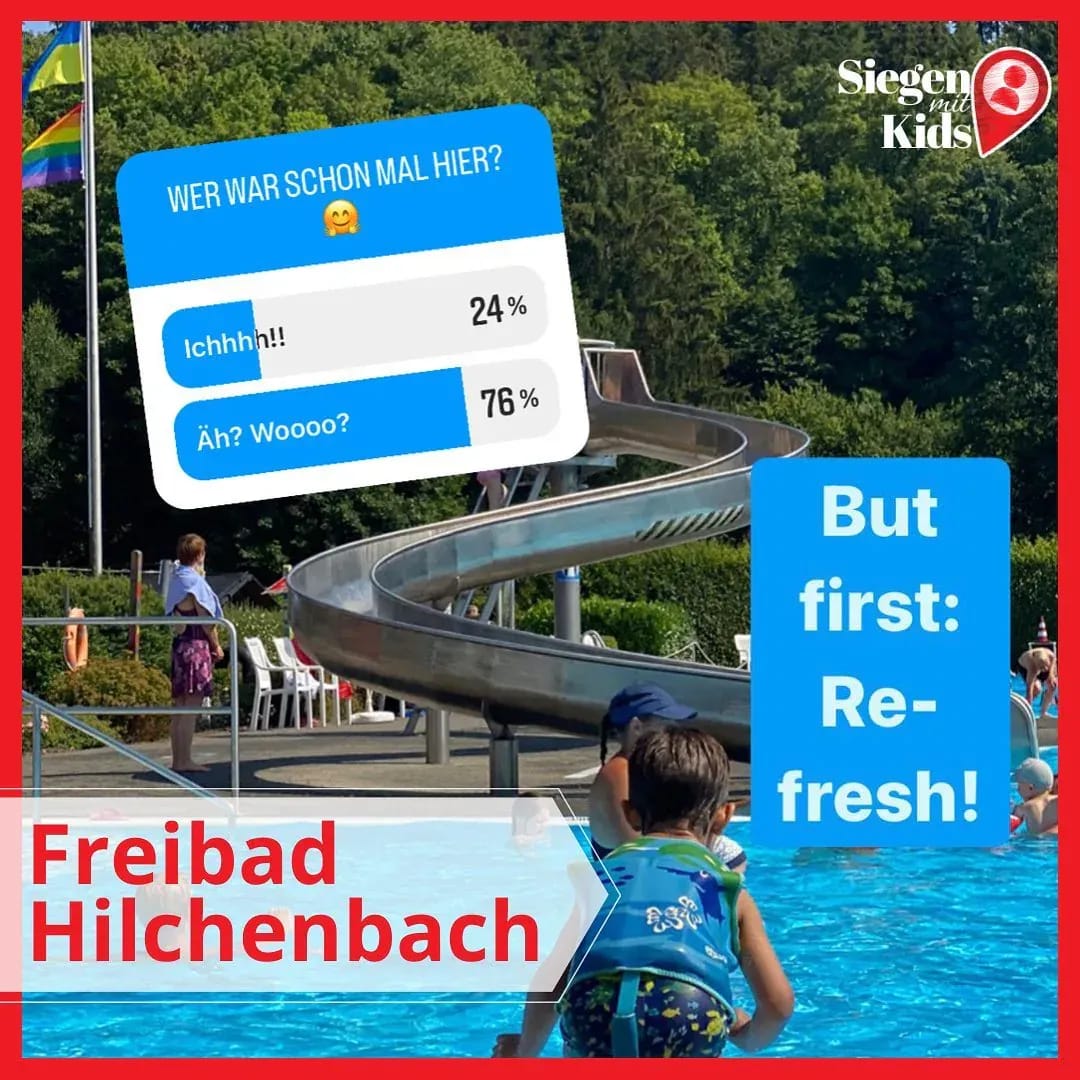 💦Oh! Viele von euch kennen dieses Freibad noch nicht, daher ist es mir eine Freude, es noch einmal vorzustellen! 💫 - Instagram Bild 1