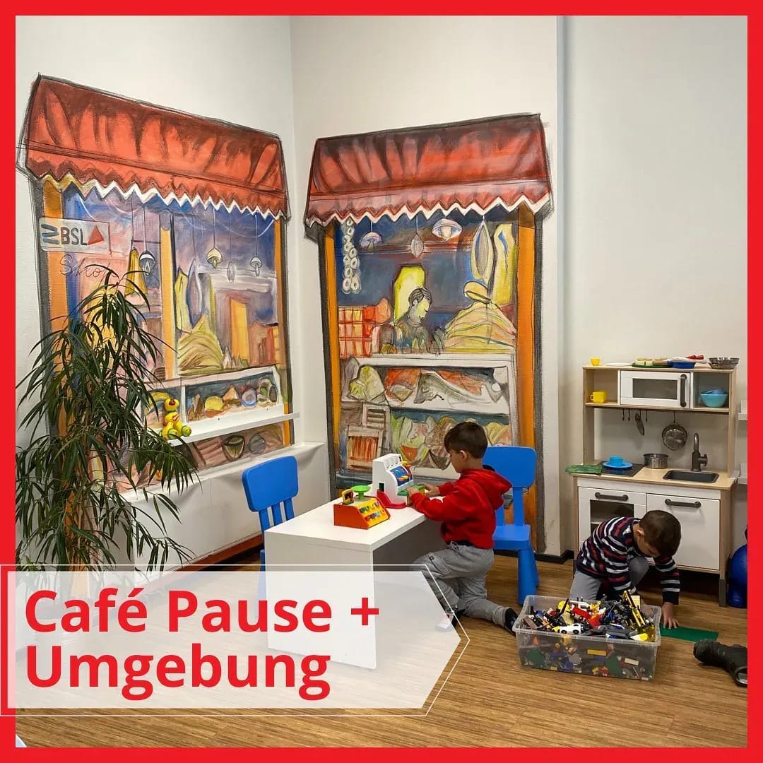 🤗 Hola! Habe so viele Fragen bekommen! Deswegen lasse ich euch mehr Infos über Café Pause, der Flyer und Bilder von unserem Spaziergang zum 📍Spielplatz Hüttengrabenweg (Google Maps). - Instagram Bild 1