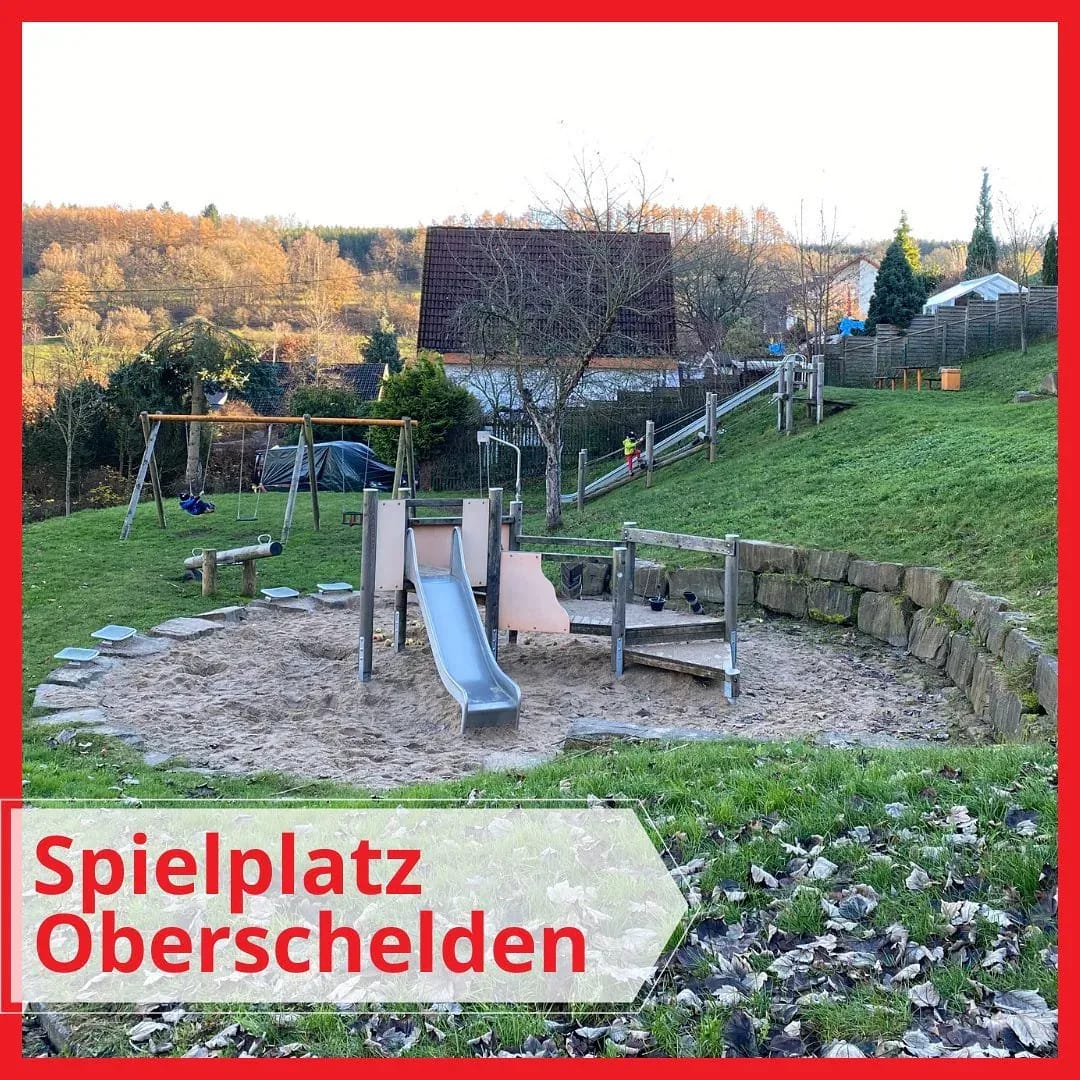 Hola! Heute präsentieren wir den Spielplatz in Oberschelden! 💫 - Instagram Bild 1