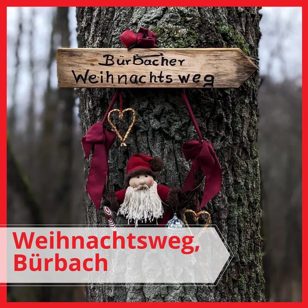 🎄🎅🏼Wir haben so viel schönes über den Weihnachtsweg in Bürbach gehört und dann diese tolle Bilder von @meinherztraegtkrone bekommen, weil wir leider selber momentan den Weg nicht wandern können (Vielen lieben Dank dafür ❤️). - Instagram Bild 1