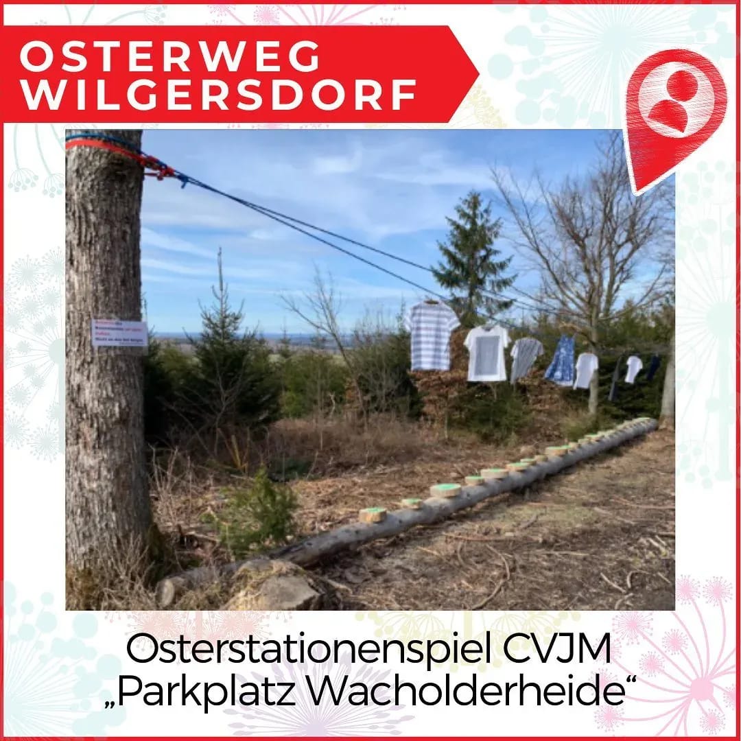Folge dem Kreuz, Osterstationenspiel 2021 / @cvjmwilgersdorf! - Instagram Bild 1