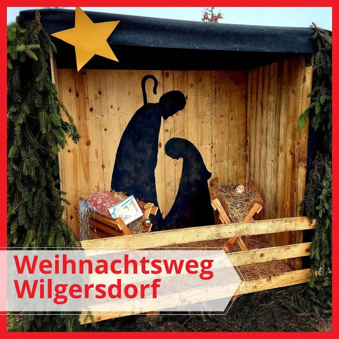 Hi! Hier haben wir mehr Bilder + Infos von dem Weihnachtsweg in Wilgersdorf! - Instagram Bild 1