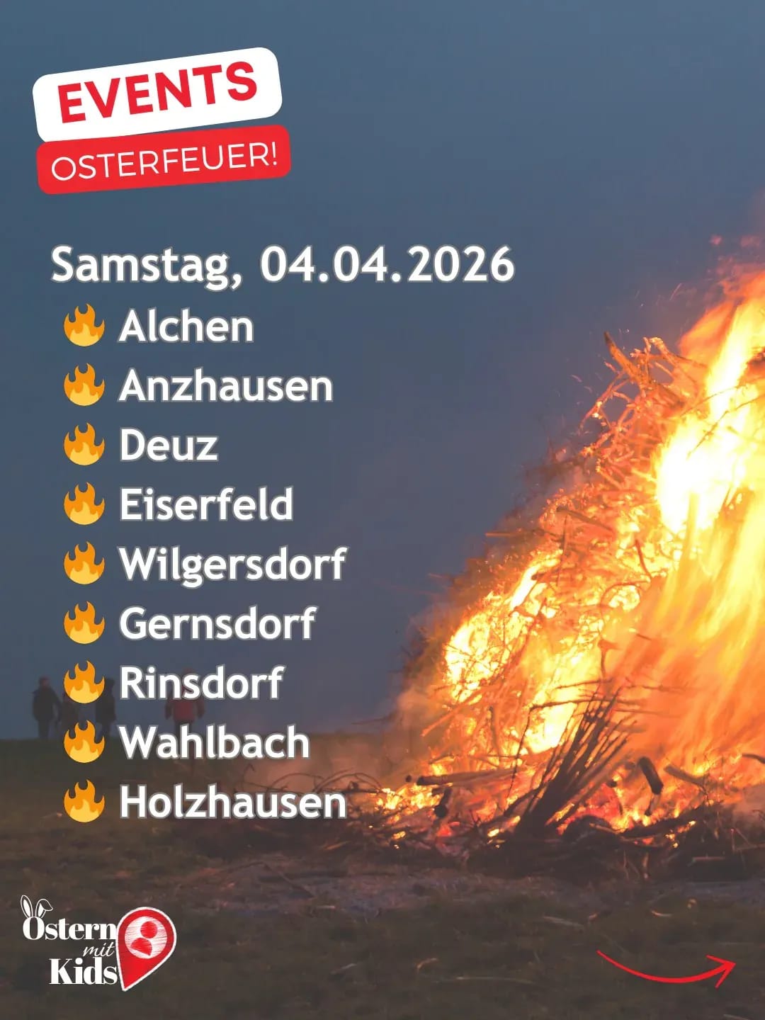 🔥 Osterfeuer mit Kids & Teens? - Instagram Bild 1